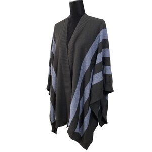 Peruvian Connection Chaco Canyon Ruana Poncho Sweater Baby Alpaca